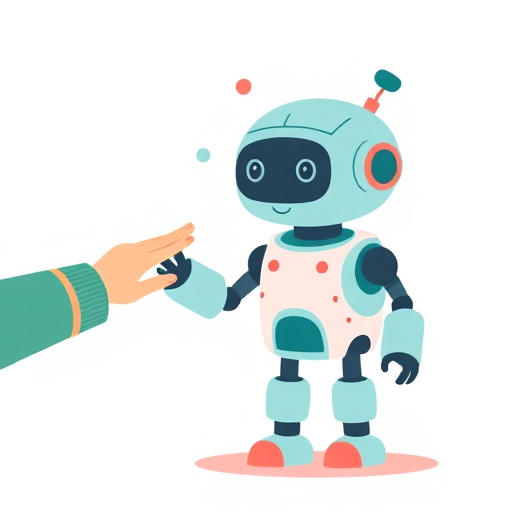 A friendly AI assistant offering help